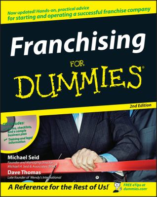 google philosophy for dummies books Franchising Dave & dummies Dummies  Thomas,  for   9780470045817 Press